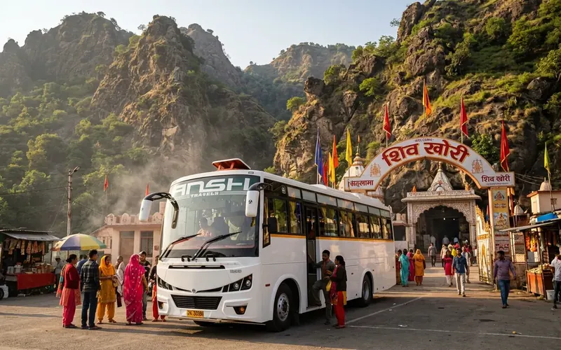Pardeep Transport coach at Jammu – Shiv Khori