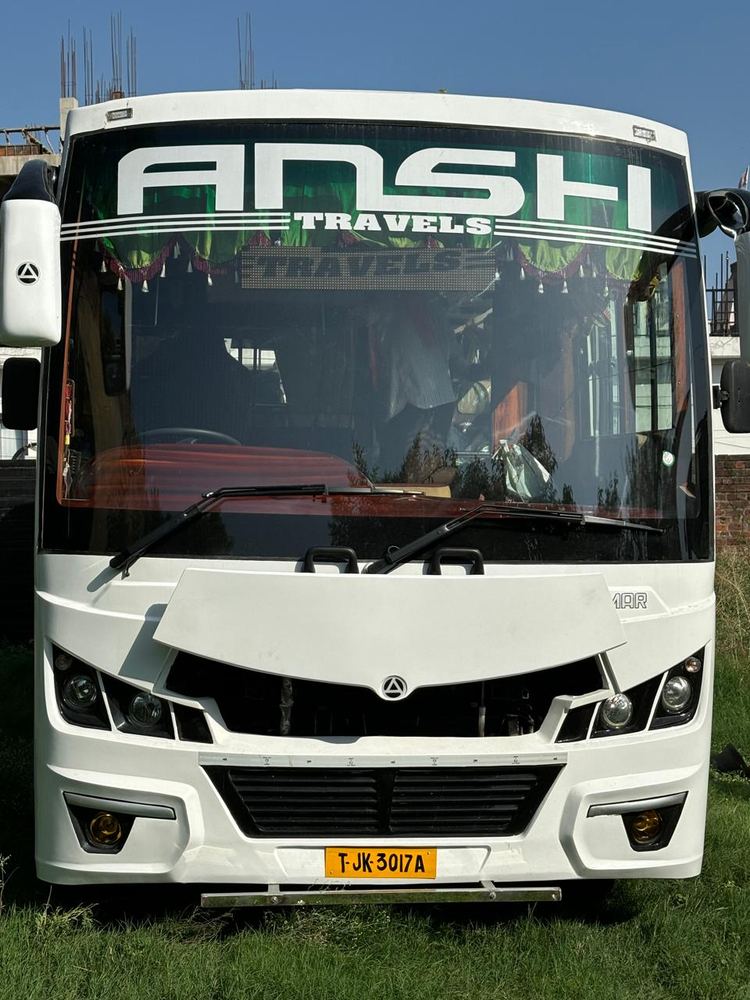 Ansh Travels coach — part of the Pardeep Transport fleet