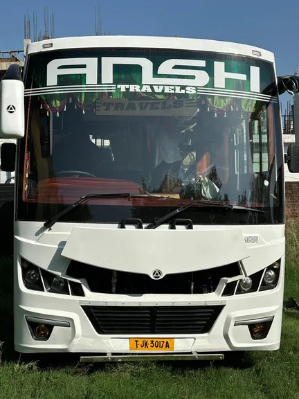 Ansh Travels coach — part of the Pardeep Transport fleet